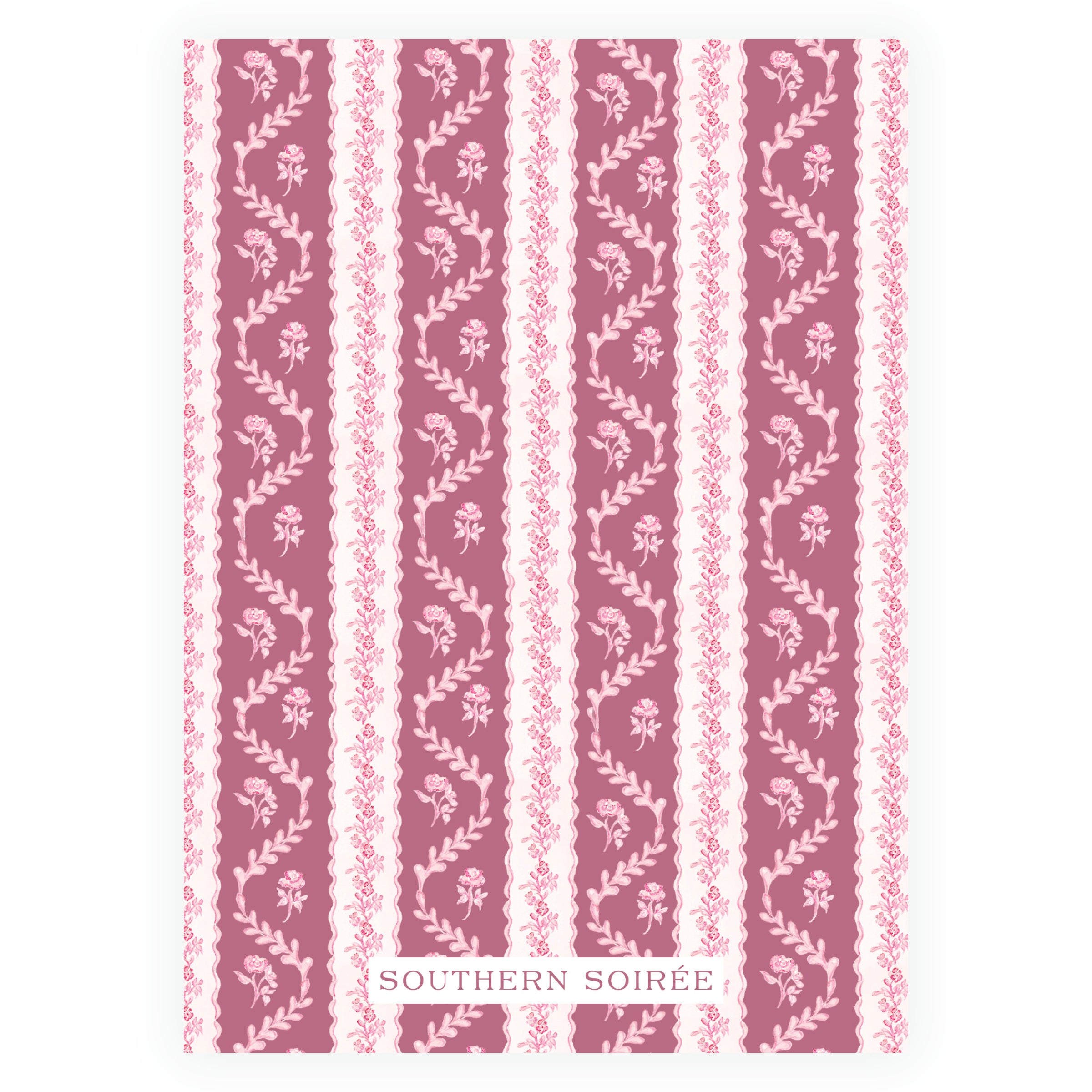 Pinkies Out Pink on Pink Invitation
