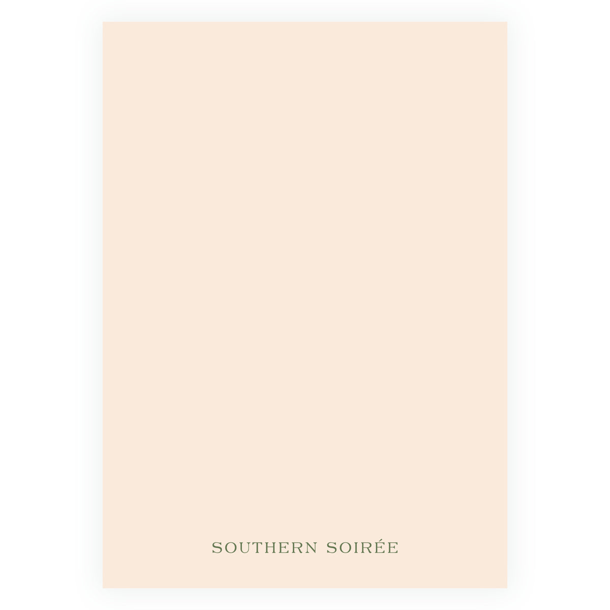 Vintage Peach Chinoiserie Wavy Border Invitation