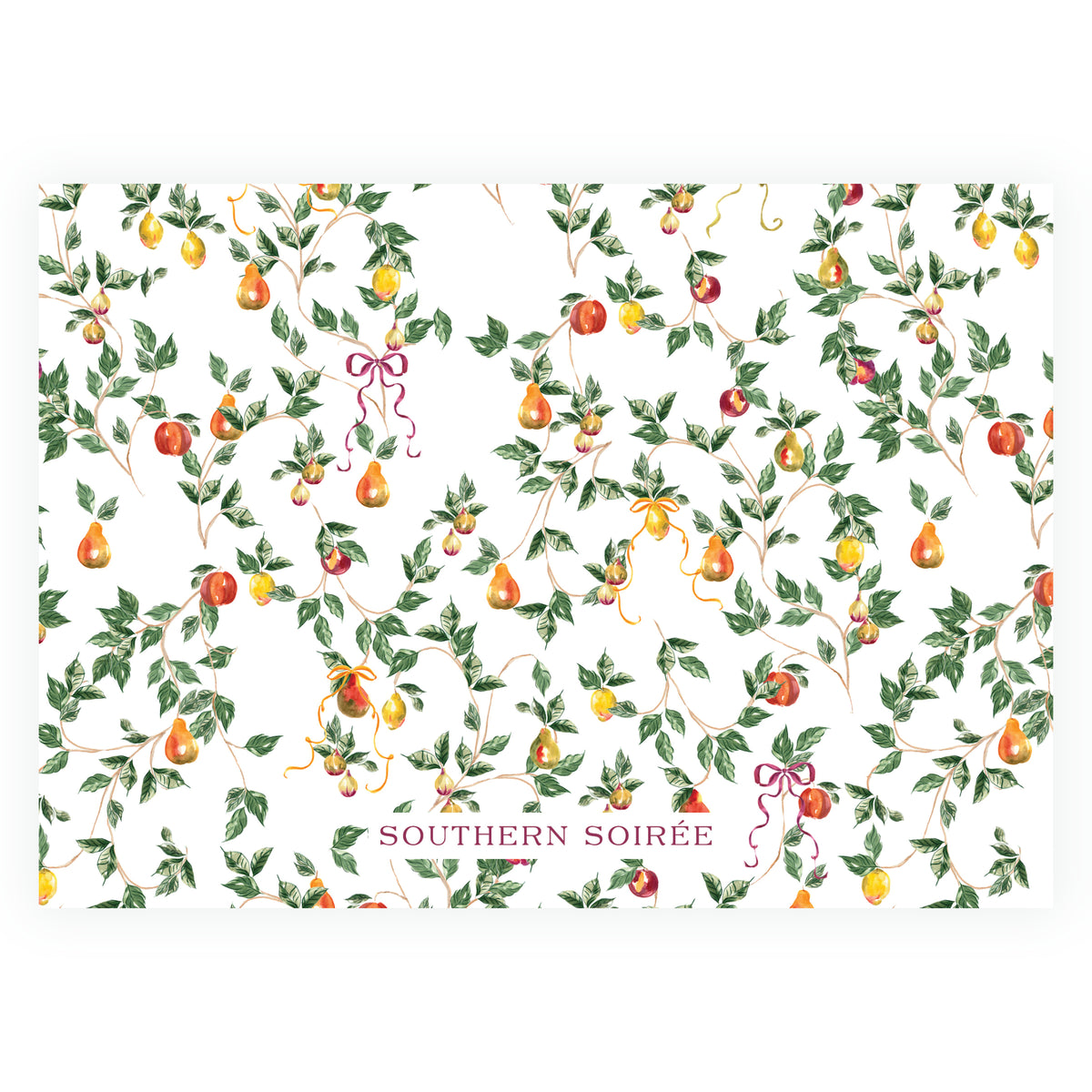 Sugar Plum Christmas Tree Holiday Photo Card