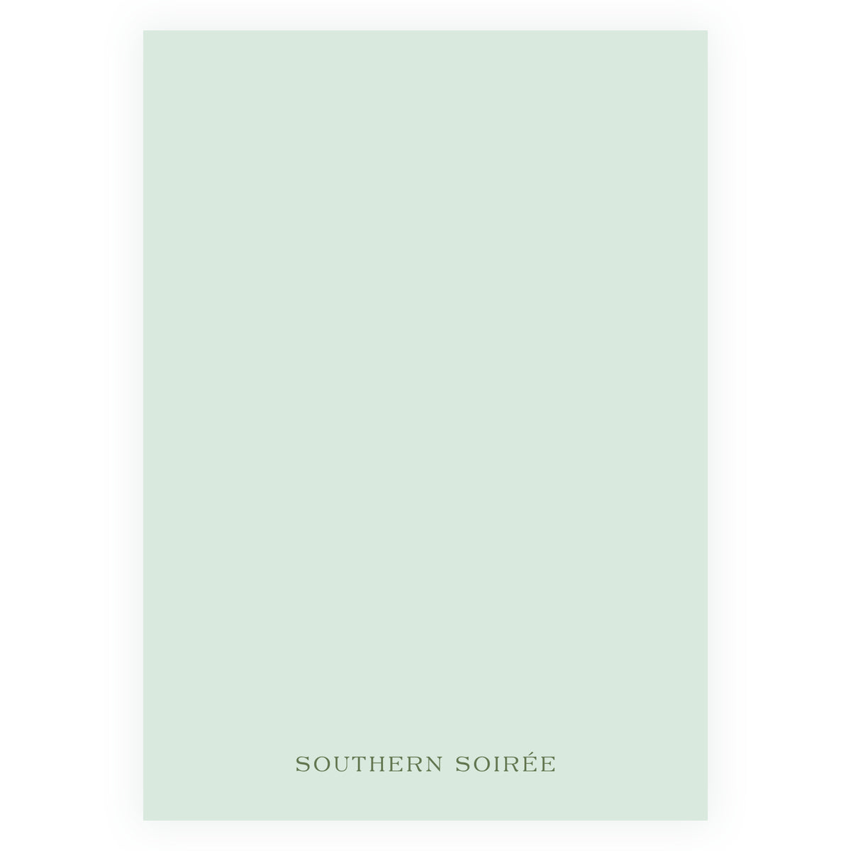 Vintage Green Chinoiserie Wavy Border Invitation