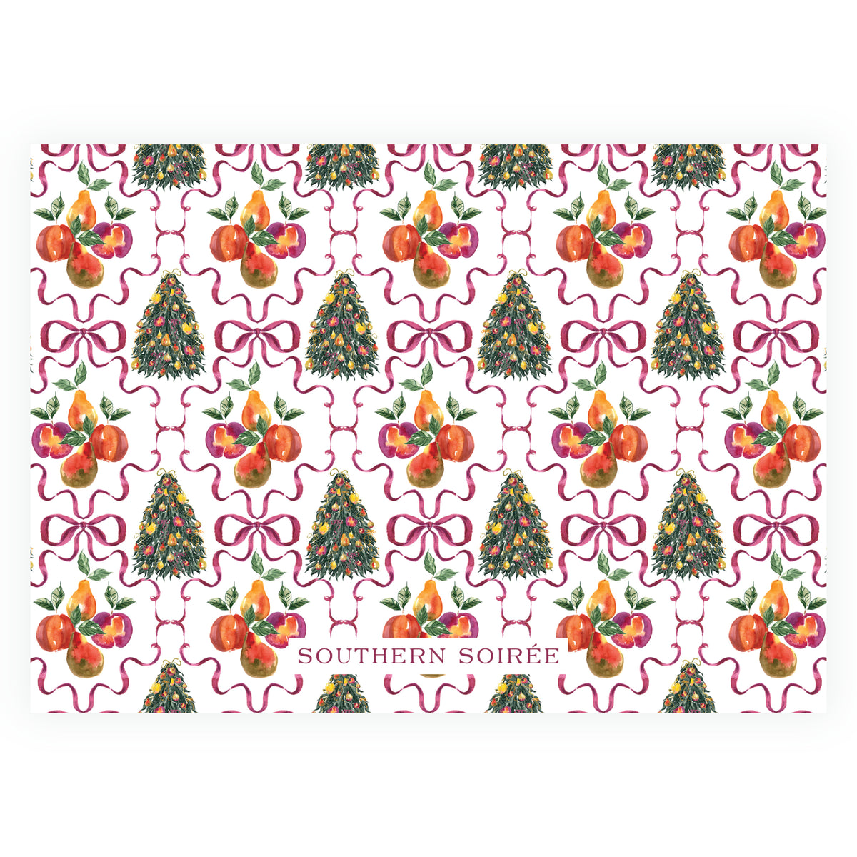 Sugar Plum Monogram Holiday Photo Card