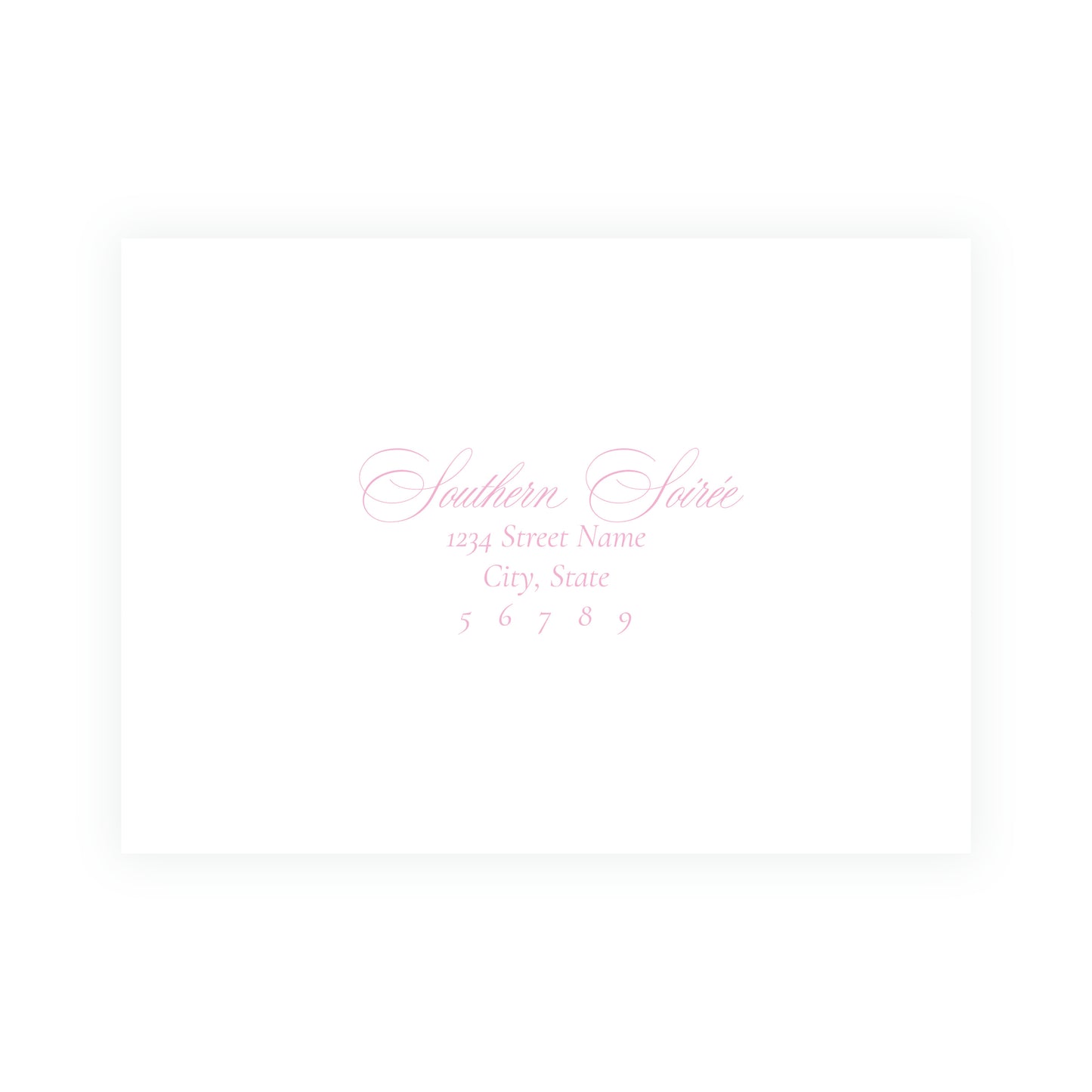 Pastel Balloon Arch Recipient Address Printing