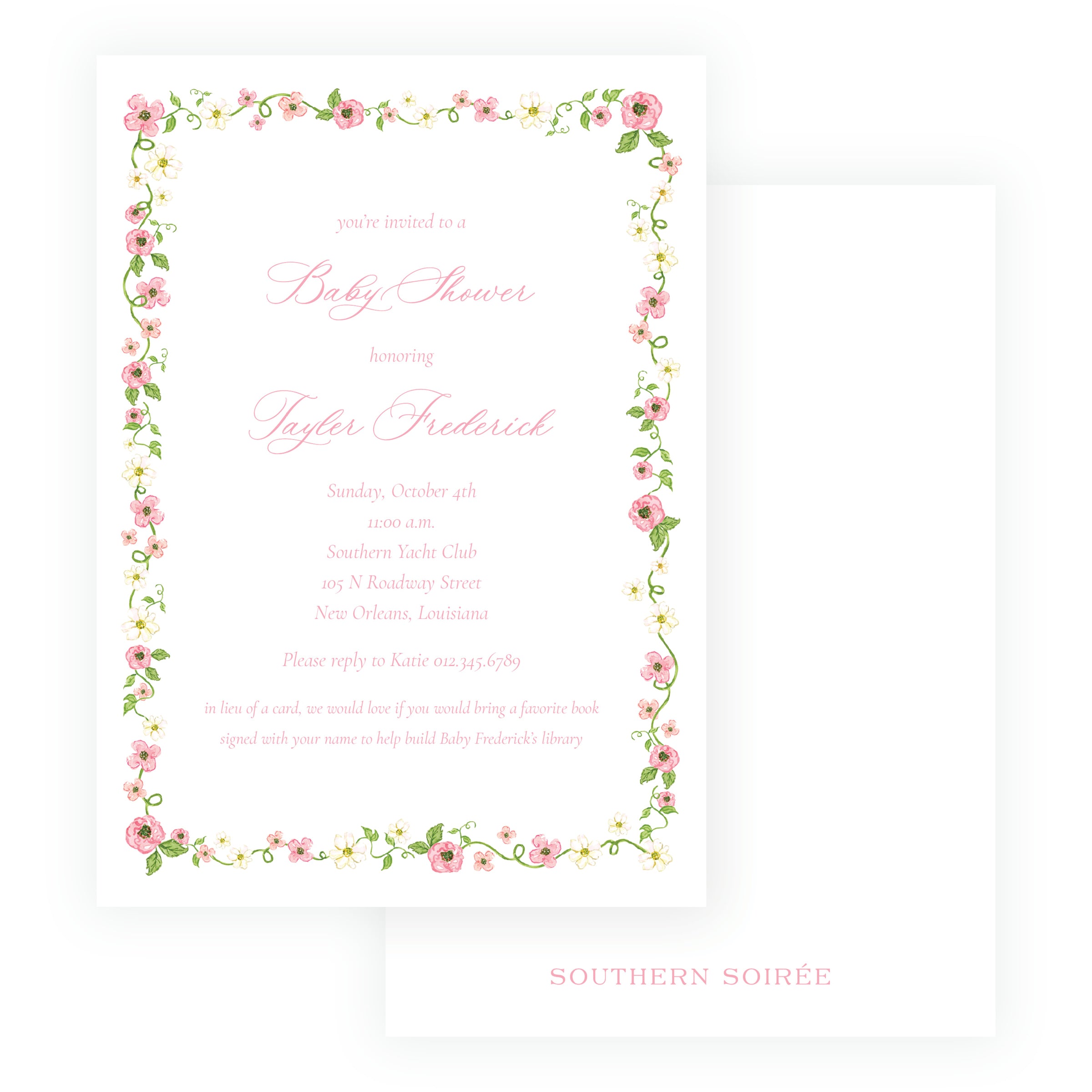 Rose Arbor Invitation