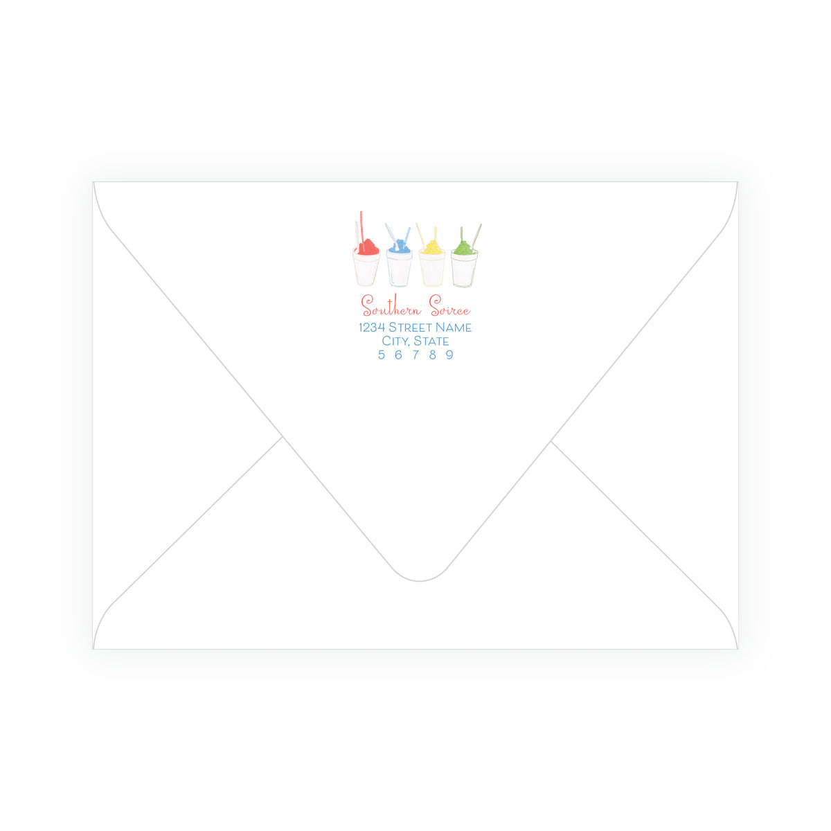Colorful Snowball Birthday Invitation- Script