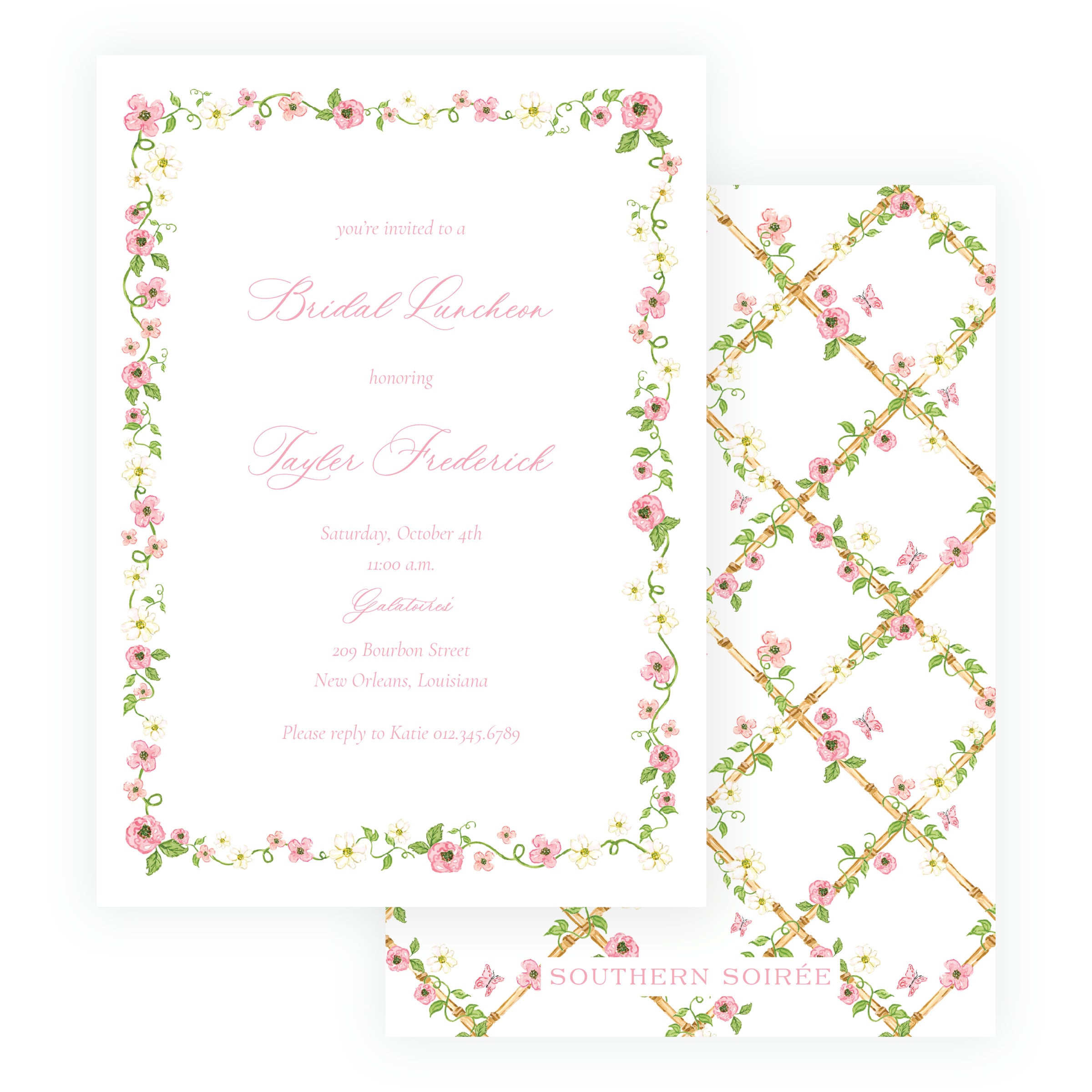 Rose Arbor Invitation