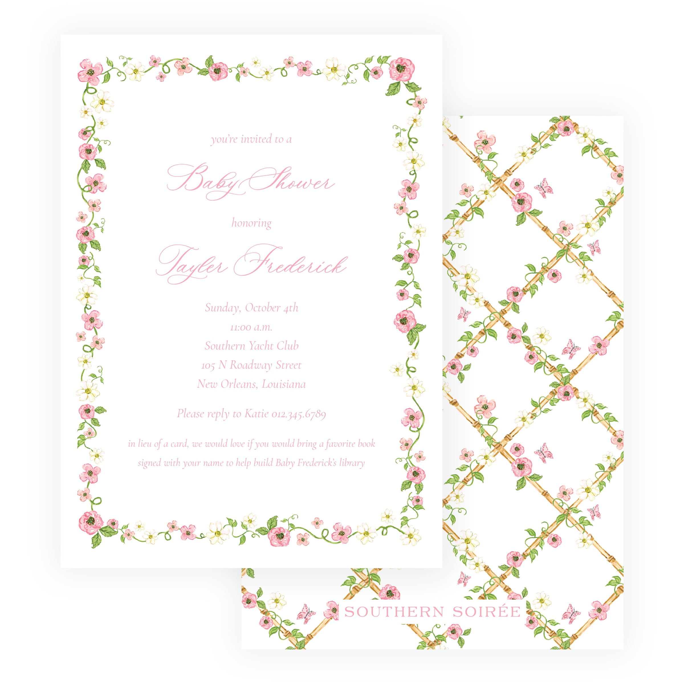 Rose Arbor Invitation