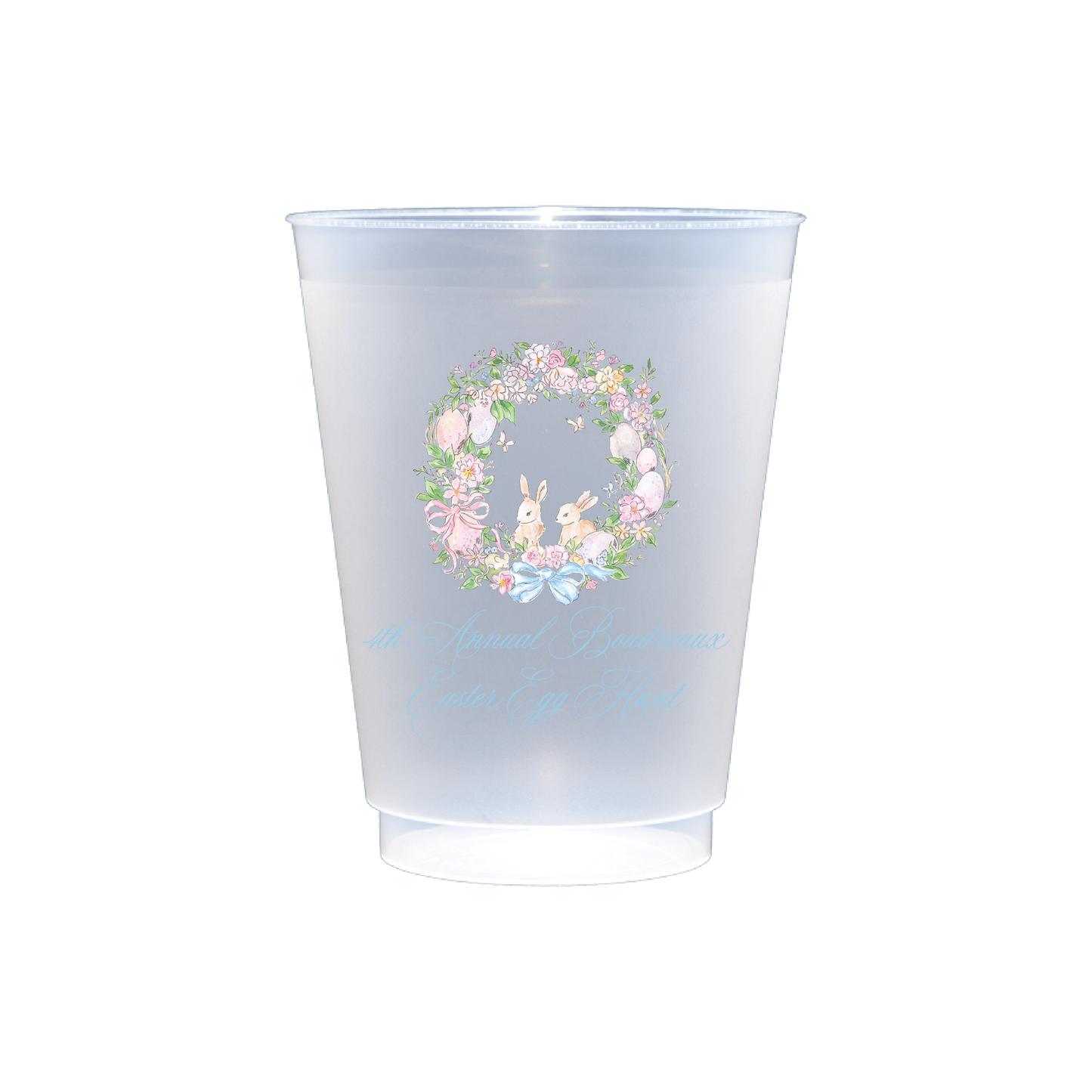 Spring has Sprung Wreath Frosted Cup