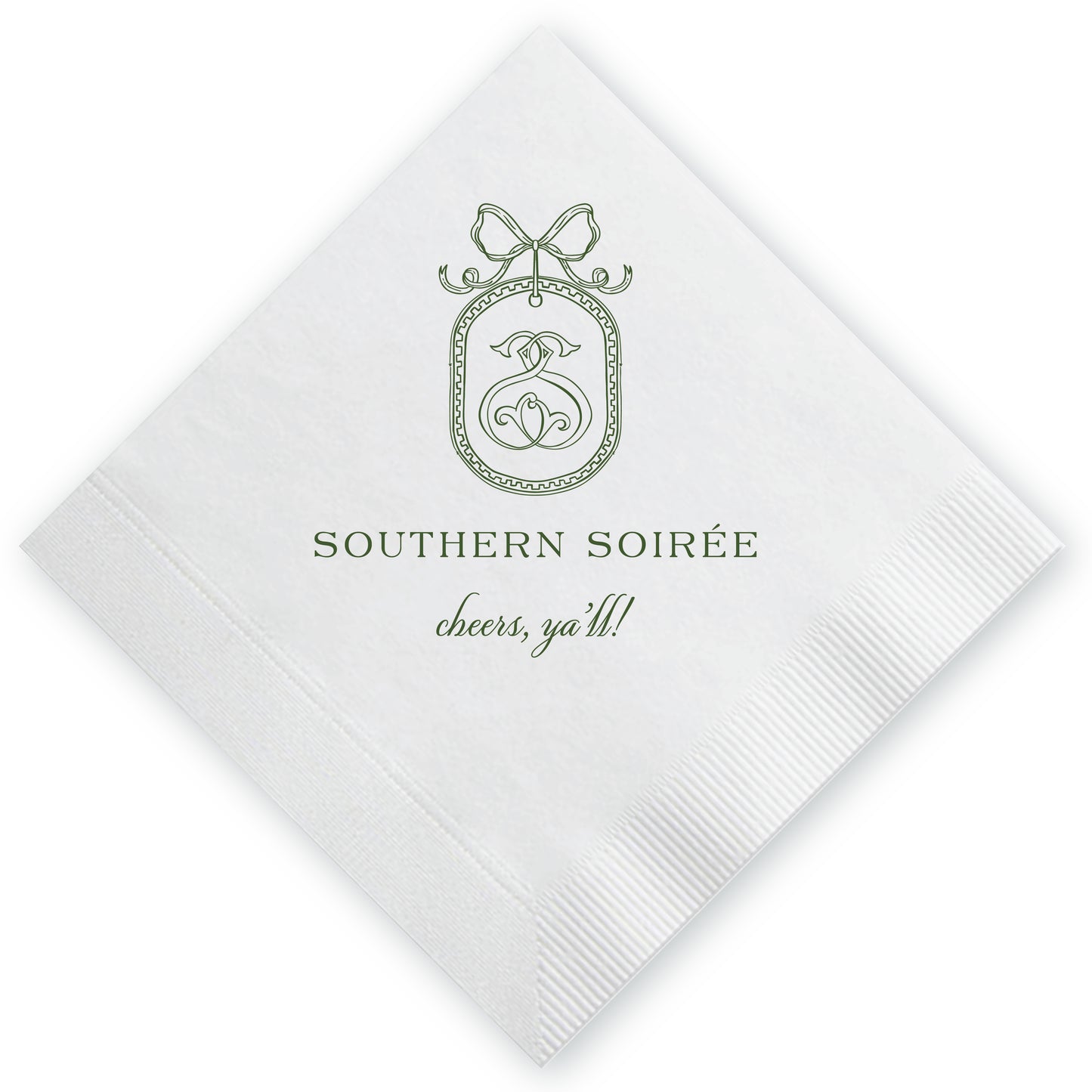 Single Color Customize Your Own Beverage Napkins