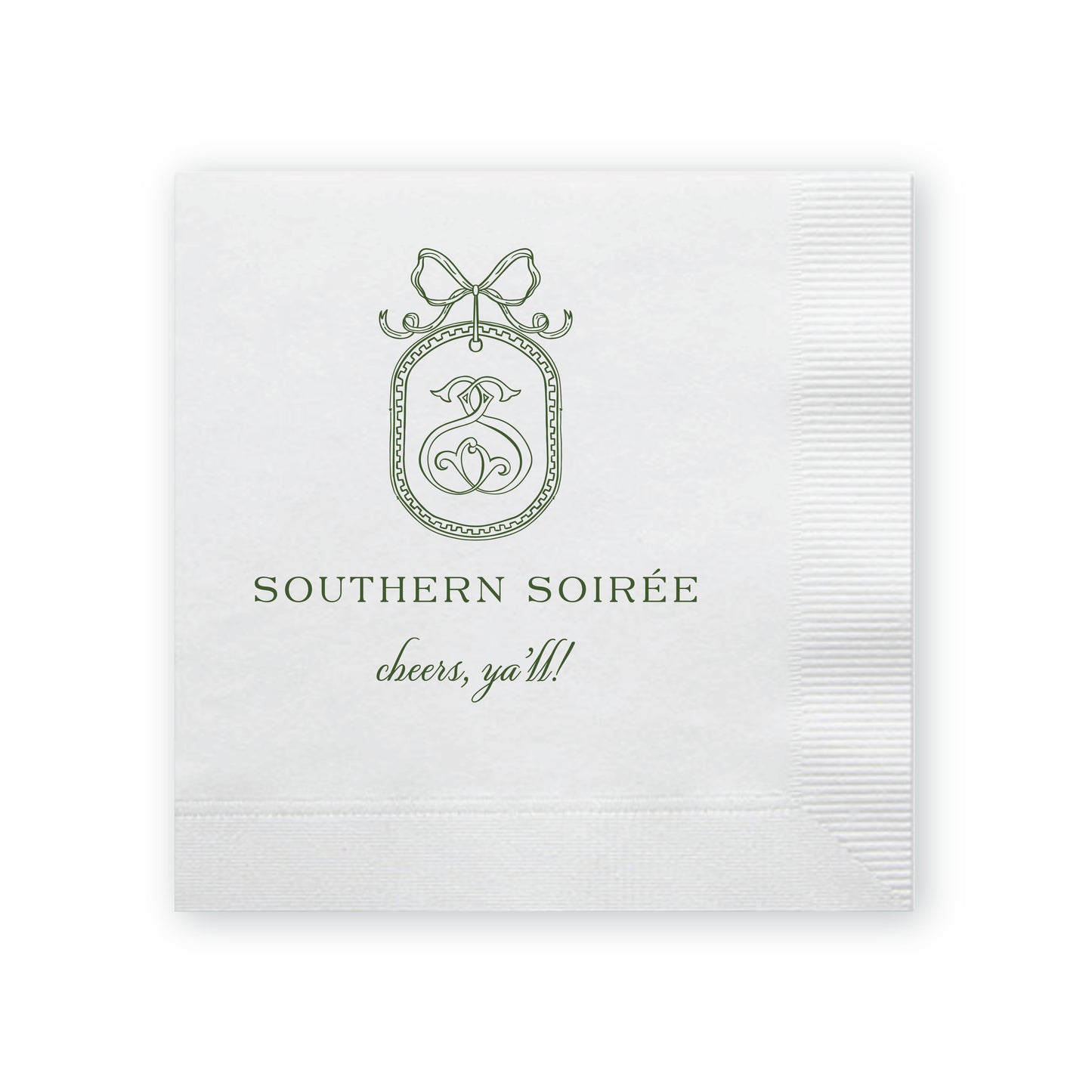 Single Color Customize Your Own Beverage Napkins
