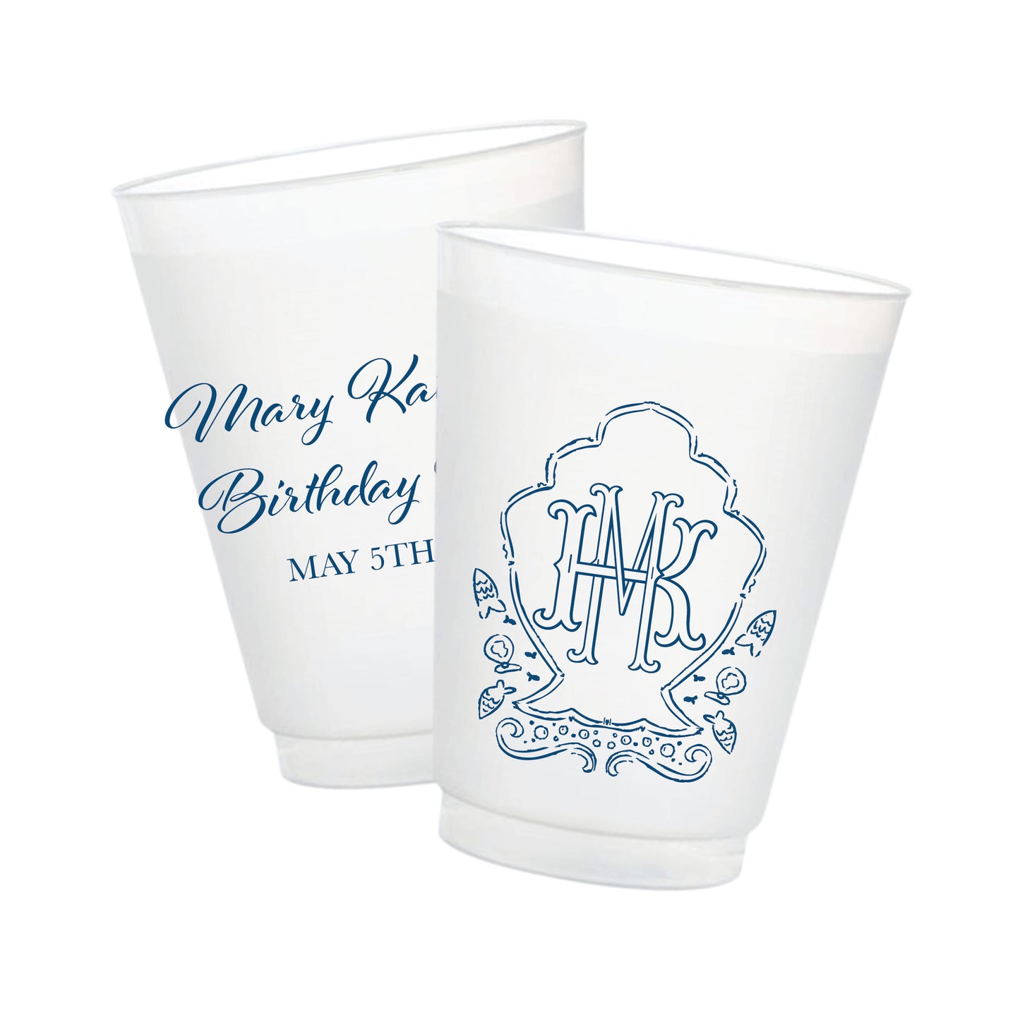 Sea Soirée Frosted Cups