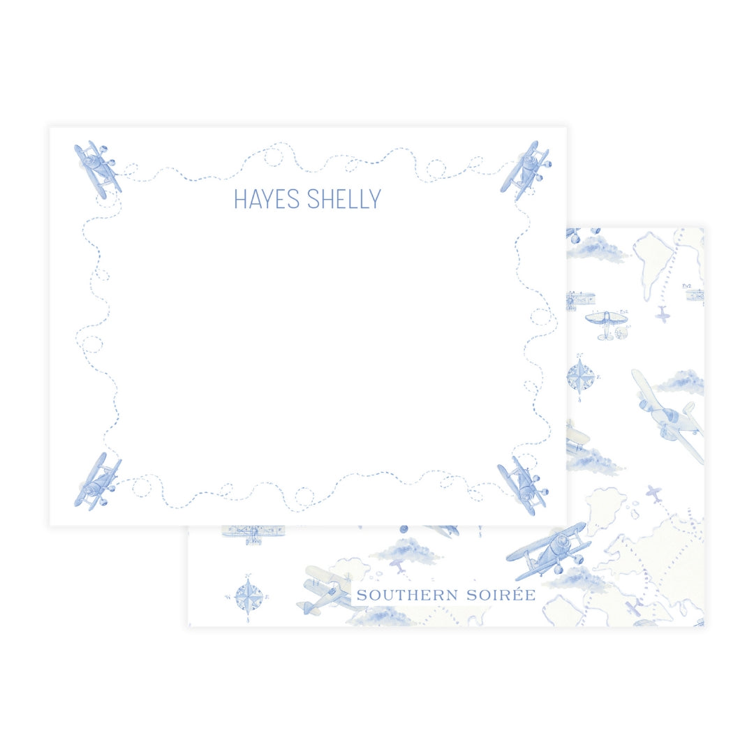 Airplane Frame Notecard