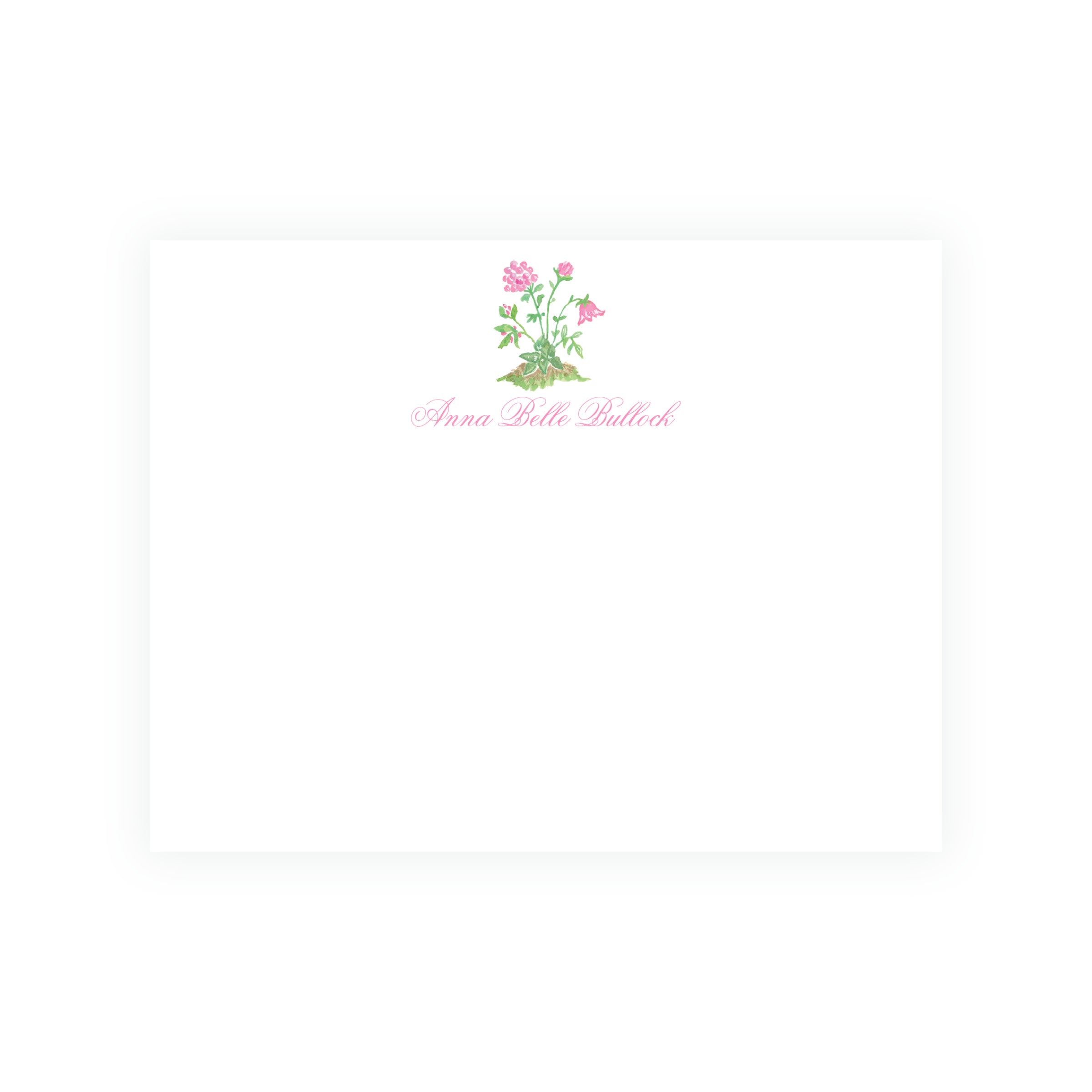 Tiny Petals Garden Bloom Notecards