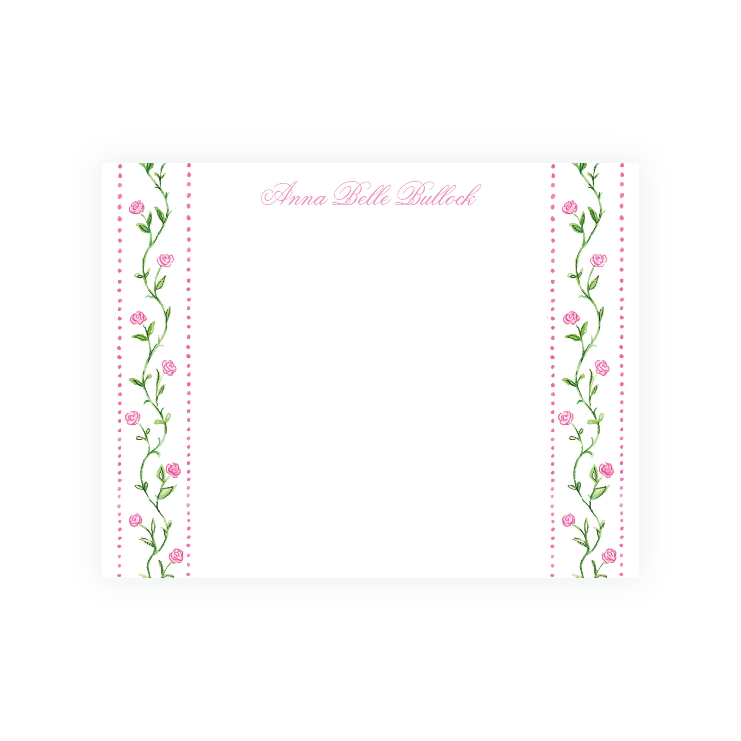Tiny Petals Floral Trim Notecards