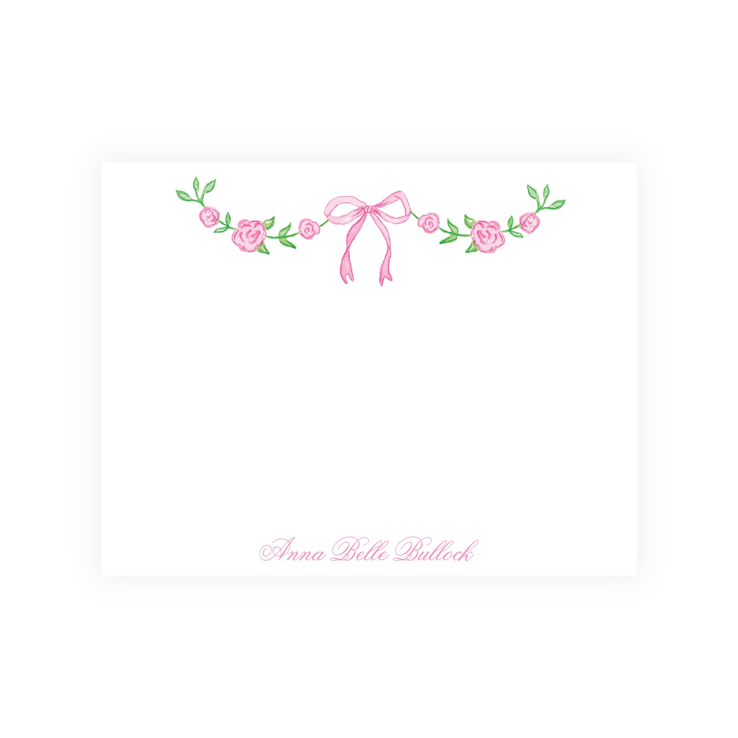 Tiny Petals Floral Swag Notecards