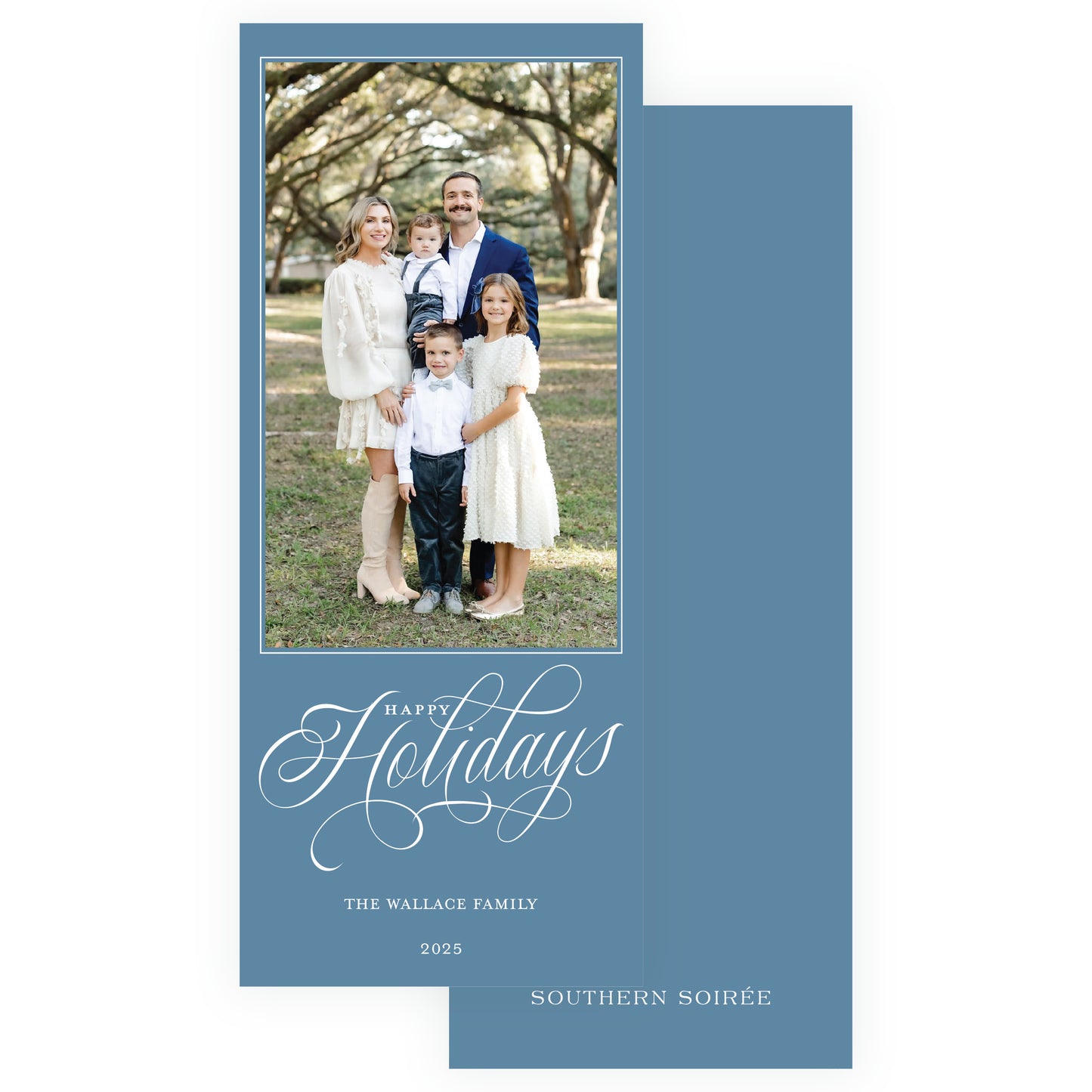 Happy Holidays Mixed Holiday Slim (Customizable Colors)