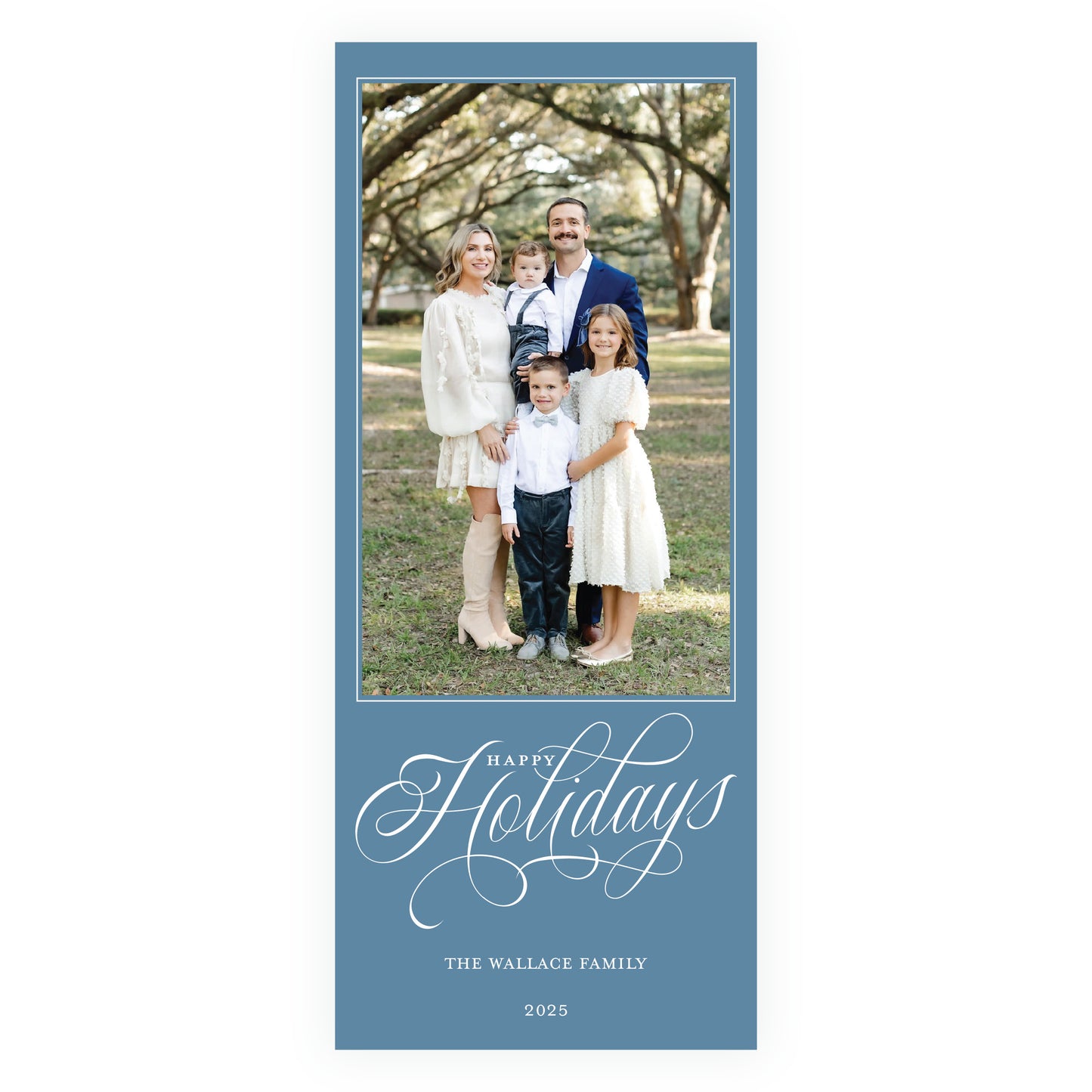 Happy Holidays Mixed Holiday Slim (Customizable Colors)