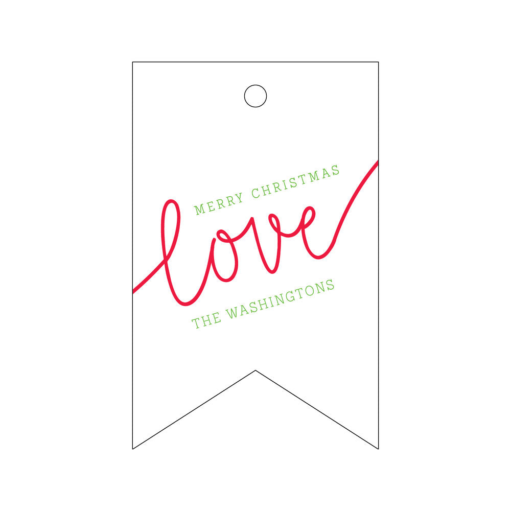 Merry Christmas Gift Tag T255