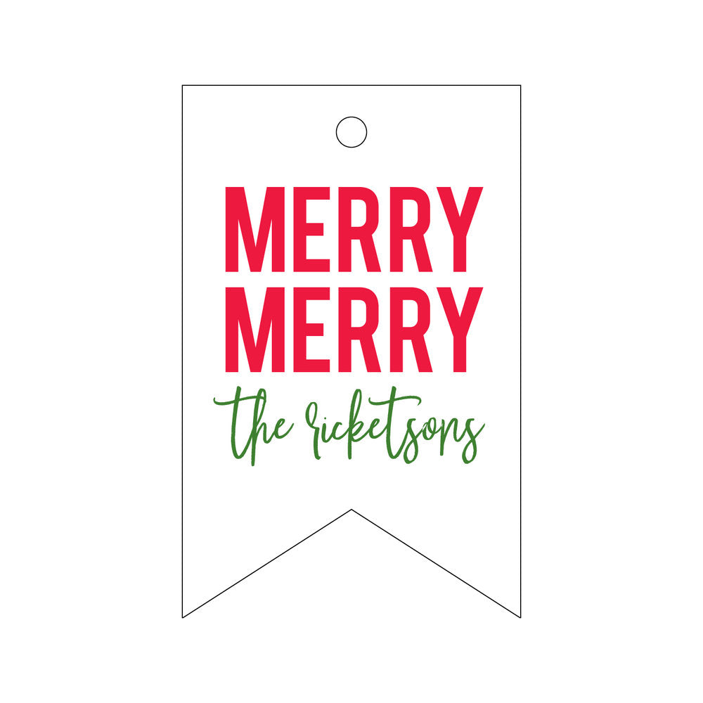 Merry Merry Gift Tag T266