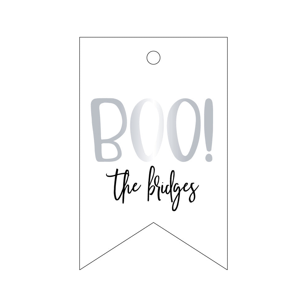 Boo Halloween Gift Tag T286