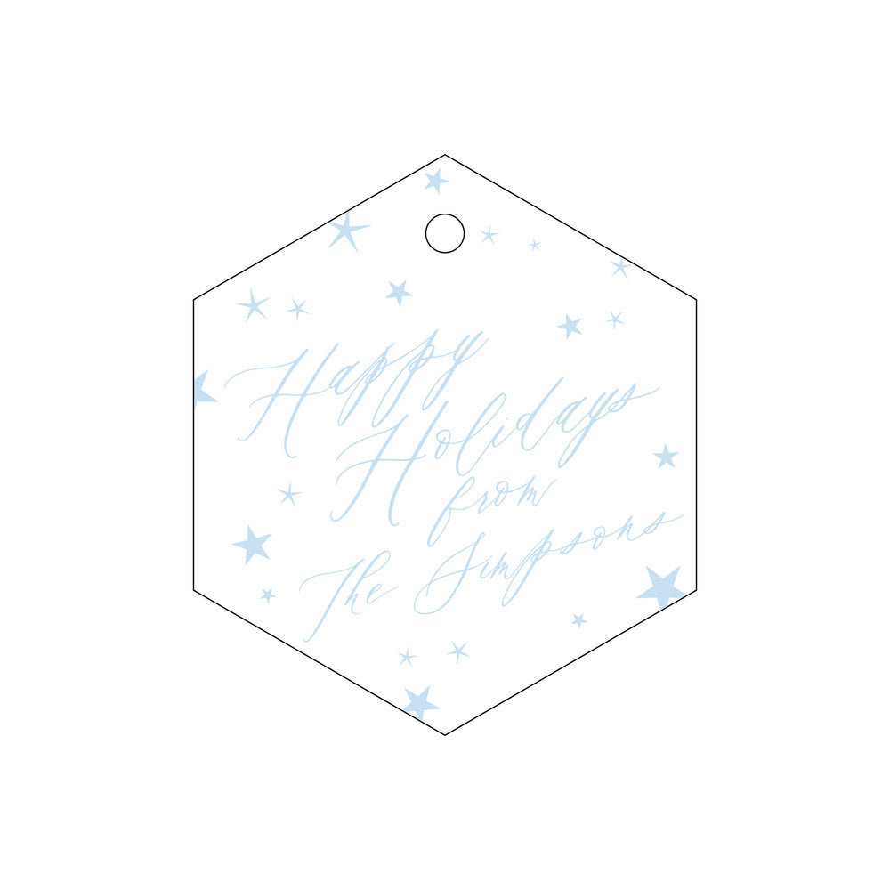 Happy Holidays Gift Tag T313