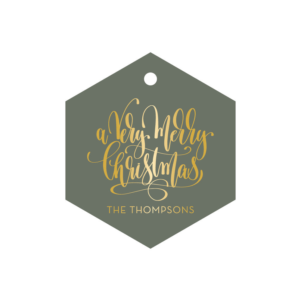 A Very Merry Christmas Gift Tag T315
