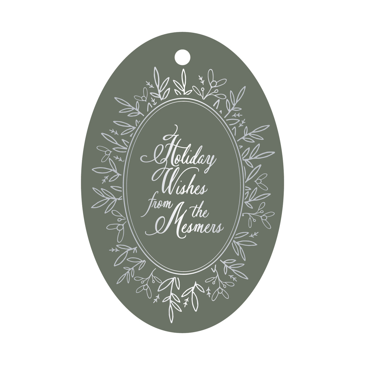 Holiday Wishes Gift Tag T341