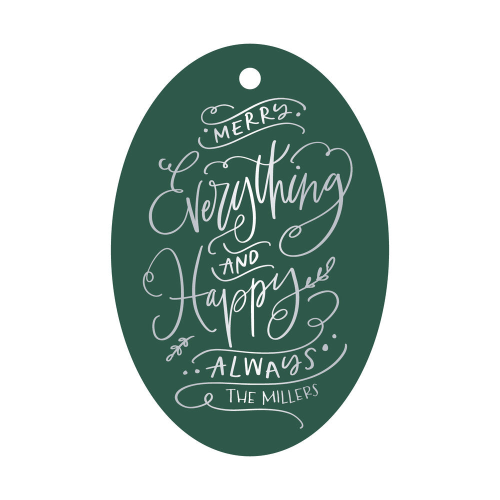 Merry Everything & Happy Always Gift Tag T409