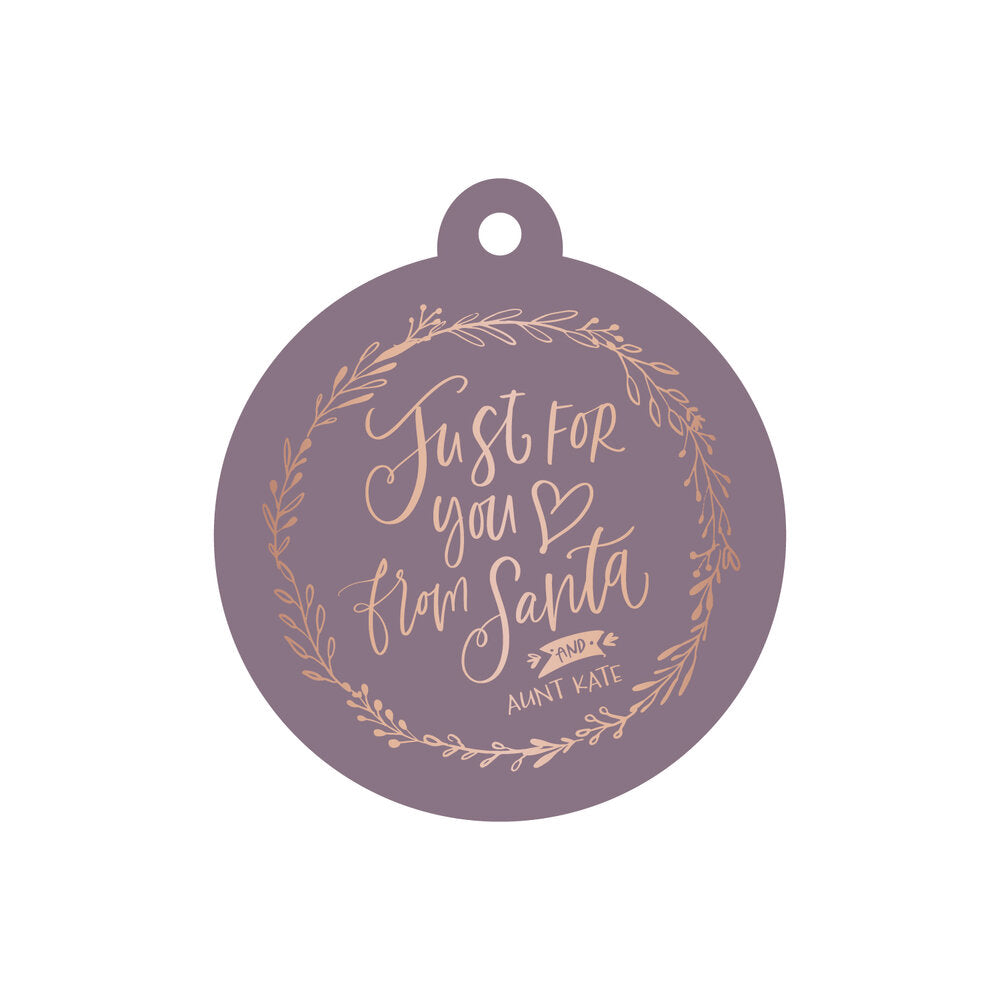 Just For You Circle Gift Tag T413
