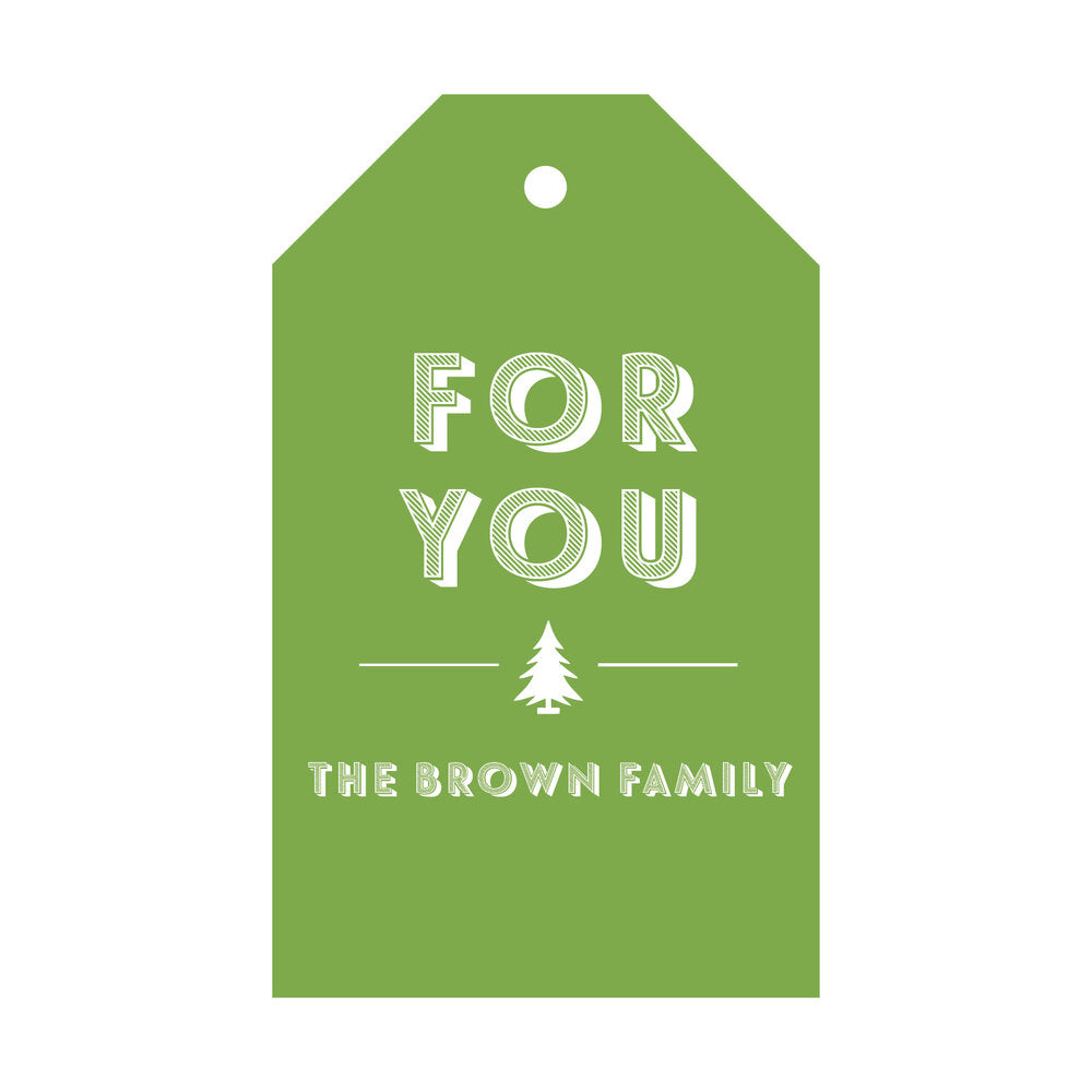 For You Gift Tag T418