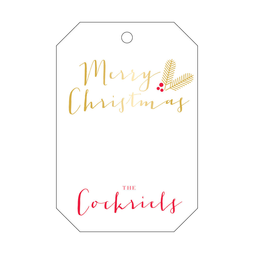 Merry Christmas To Gift Tag T45