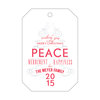 Peace Merriment Happiness GIft Tag T69