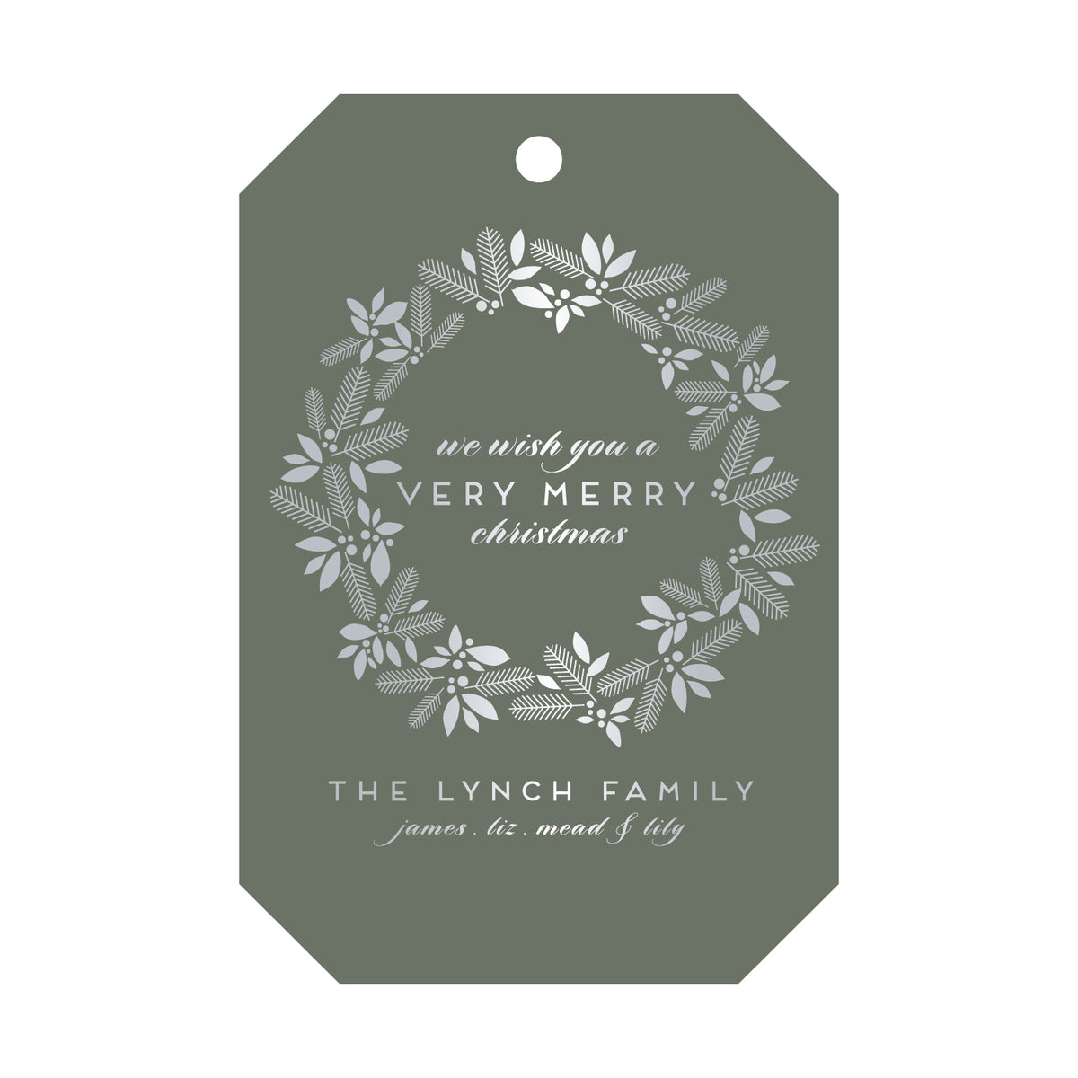 Merry Christmas Wreath T74