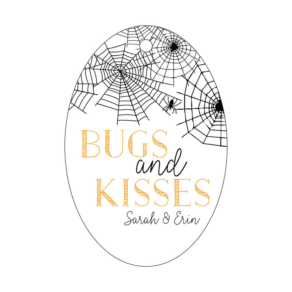 Bugs & Kisses Halloween Gift Tag T78