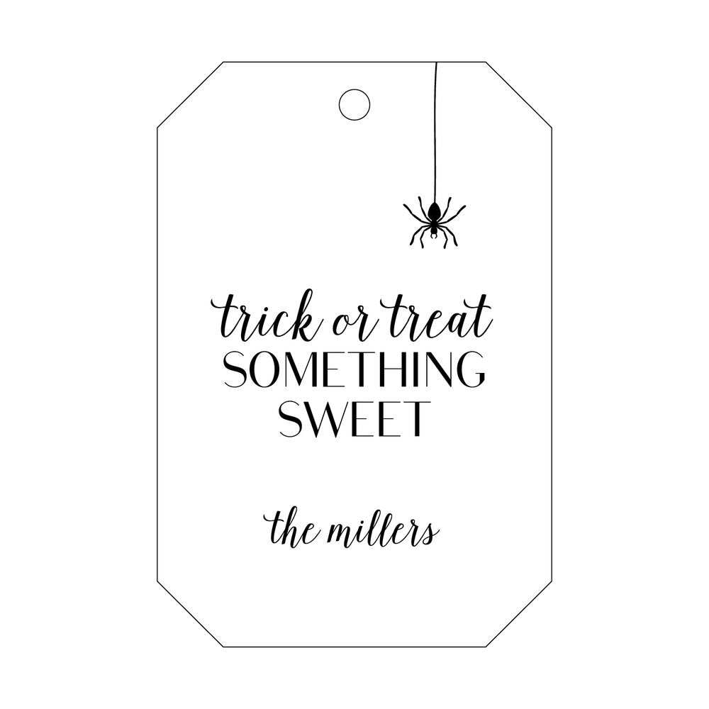 Trick Or Treat Something Sweet Halloween Gift Tag T79