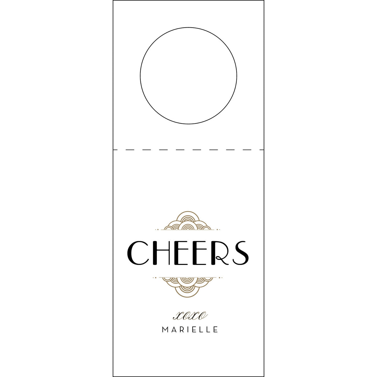 Cheers Wine Tag WT181