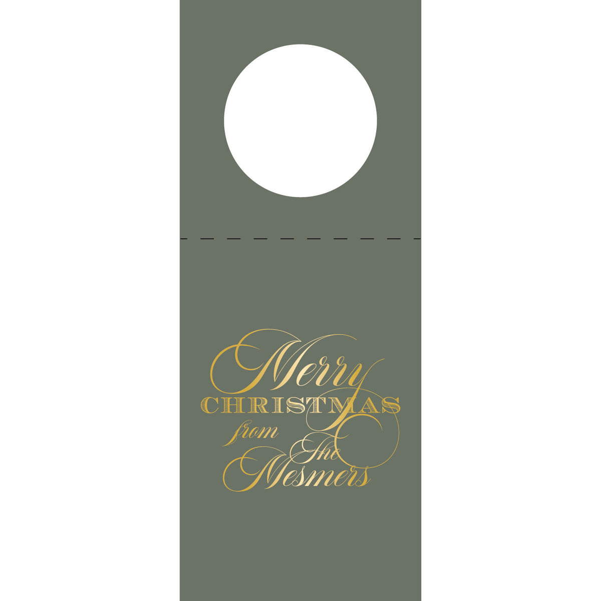 Merry Christmas Wine Tag WT400