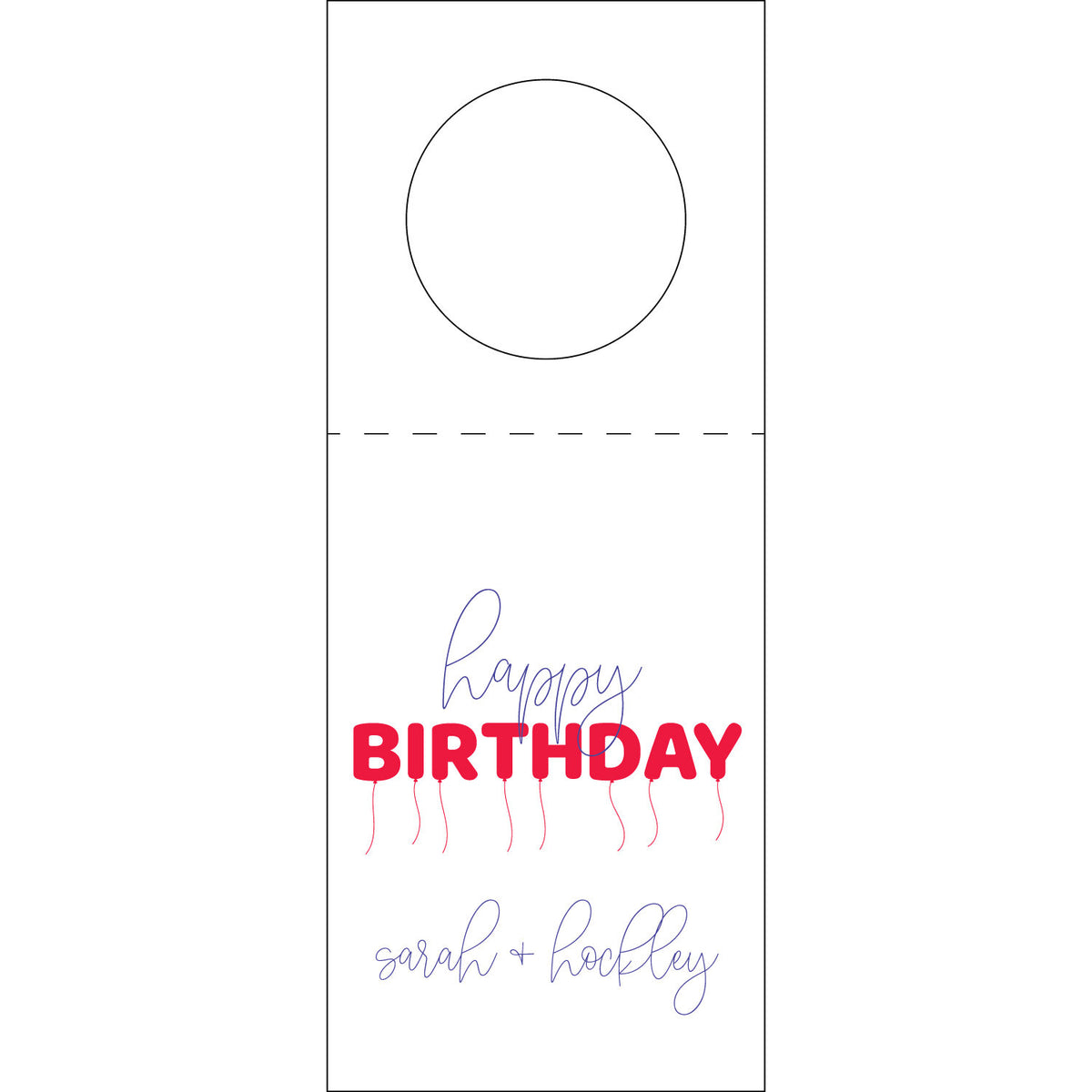 Happy Birthday Wine Tag WT402
