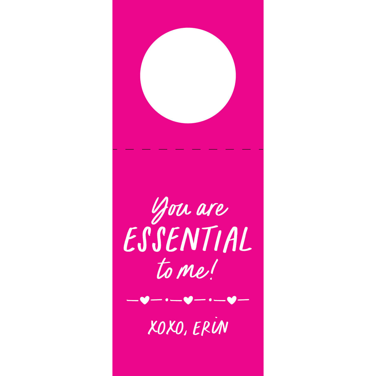 You are ESSENTIAL to me Wine Tag WT430