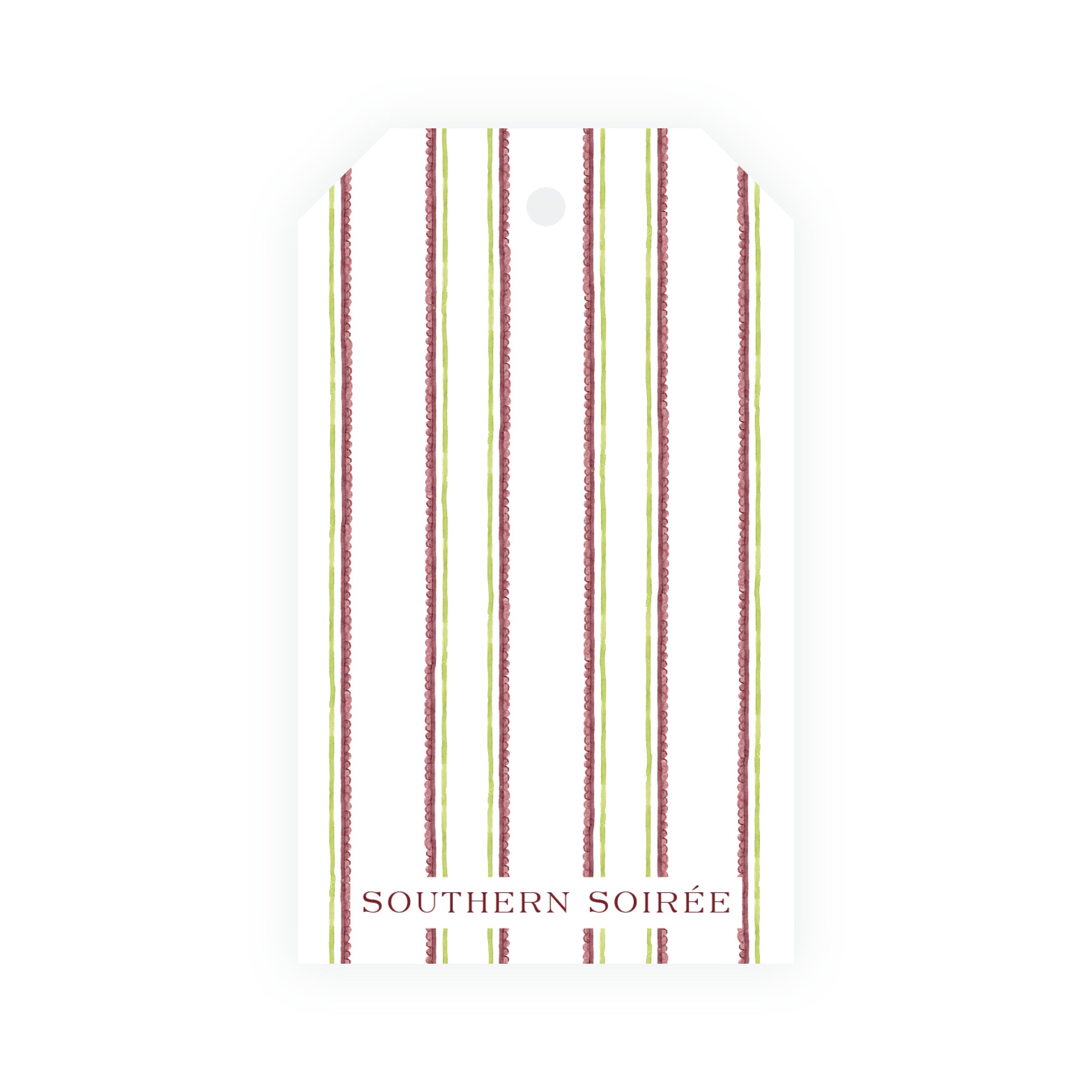 Fig and Floral Crest Gift Tag