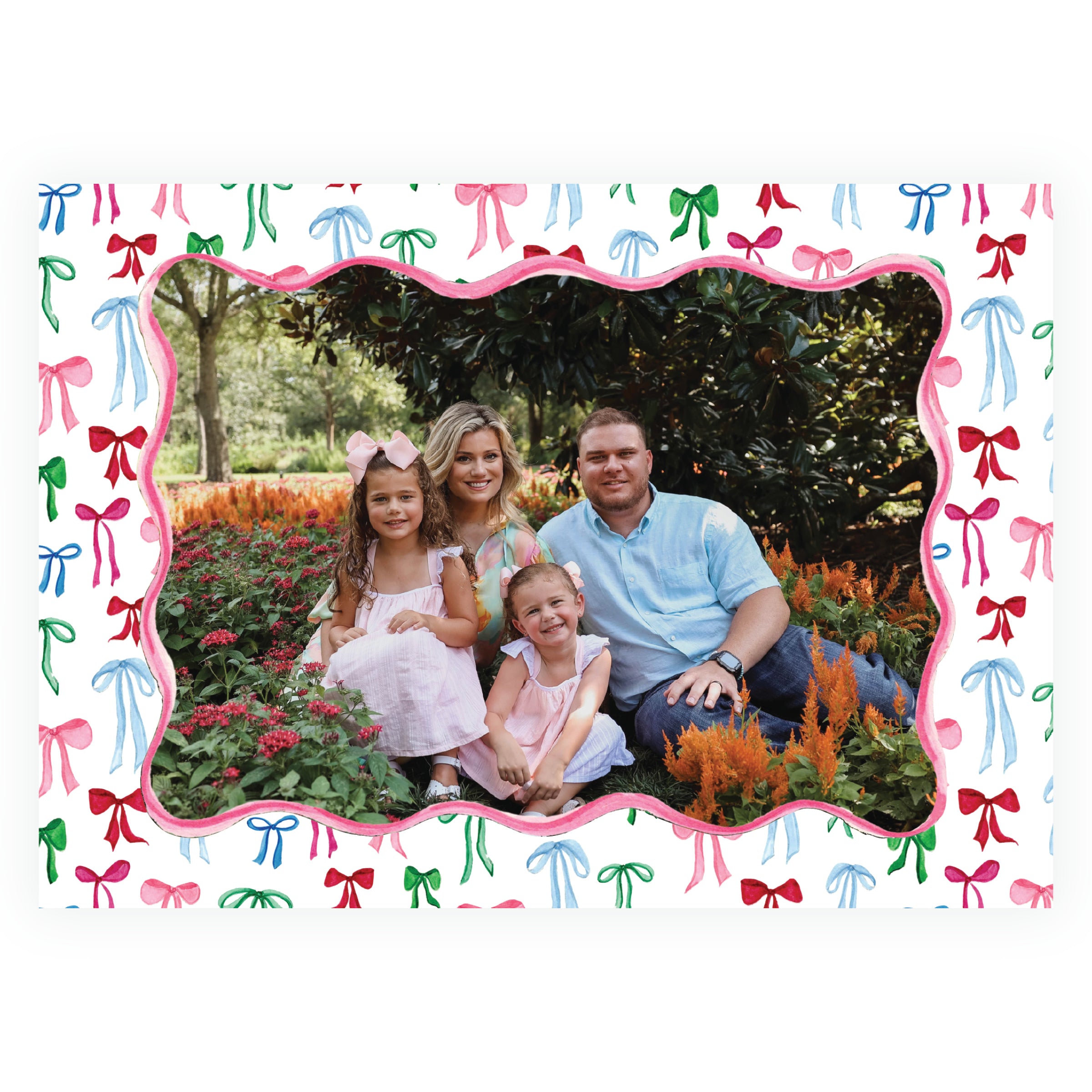 Decked with Bows Wavy Frame Landscape
