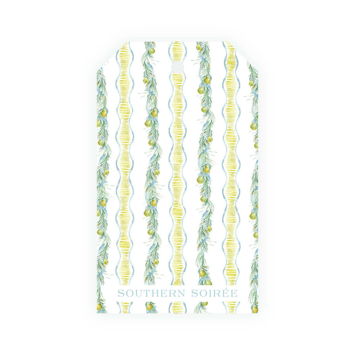 Evergreen & Pear – Pear Urn Personalized Christmas Gift Tag