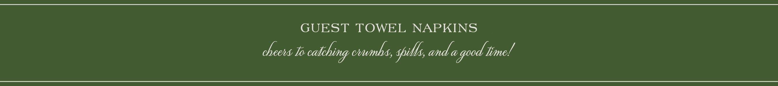 Guest Towel Napkins