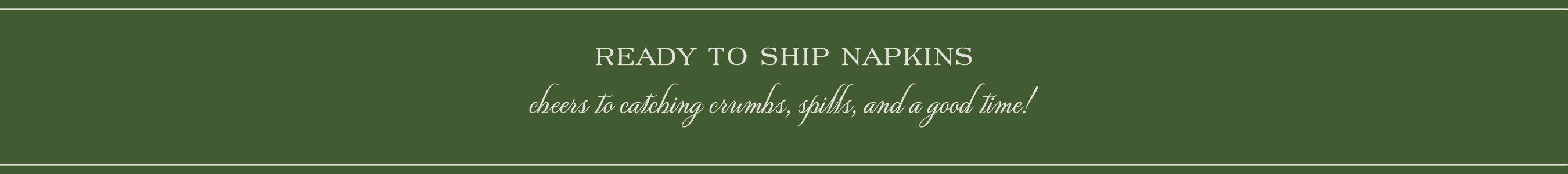 Ready to Ship Napkins