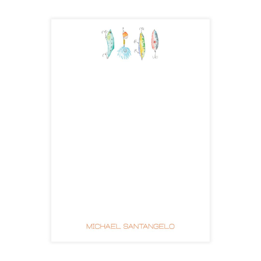 Fishing Lures Notepad