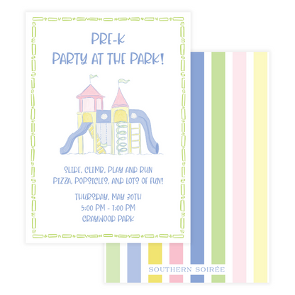 Party at the Park Invitation