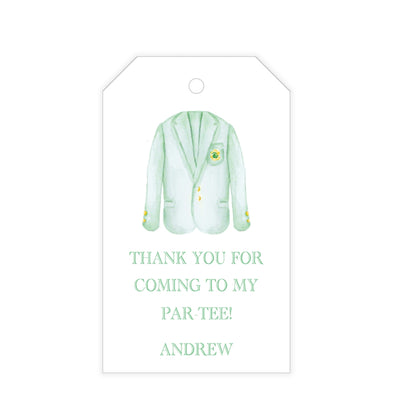 Masters Jacket Favor Tag