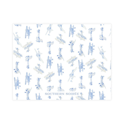 Watercolor Airplane Notecard