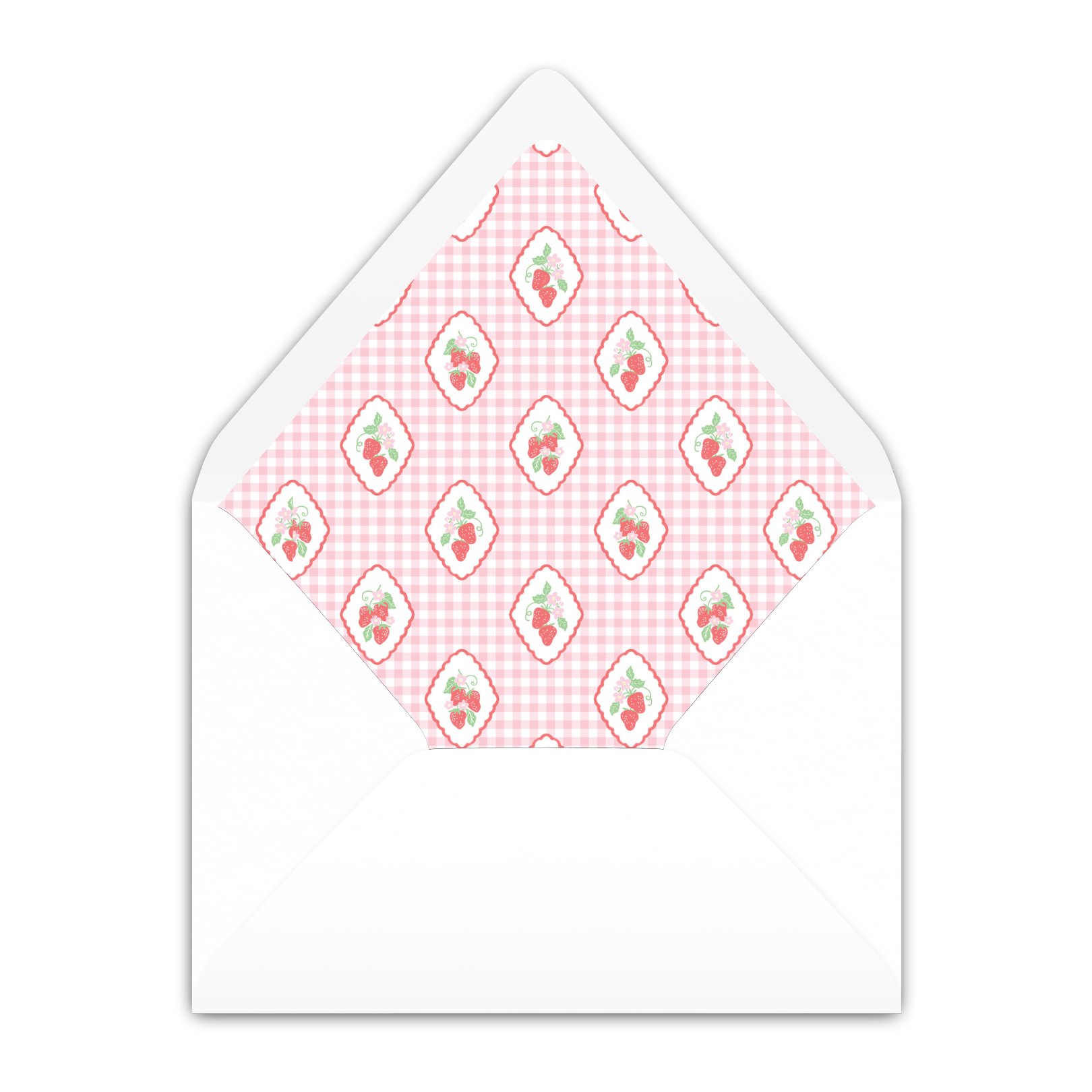 Berry Sweet Pre-Filled Scallop Notecard