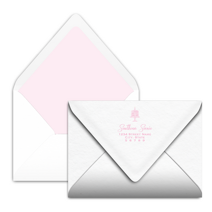 One Little Candle Pink Invitation