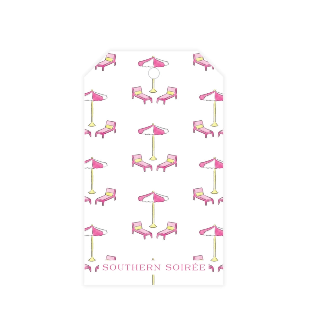 Dreamhouse Pool Party Favor Tag